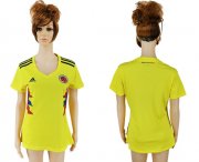 Wholesale Cheap Women's Colombia Blank Home Soccer Country Jersey