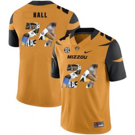 Wholesale Cheap Missouri Tigers 24 Terez Hall Gold Nike Fashion College Football Jersey