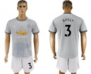 Wholesale Cheap Manchester United #3 Bailly Sec Away Soccer Club Jersey