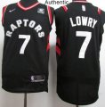 Wholesale Cheap Nike Toronto Raptors #7 Kyle Lowry Black NBA Authentic Statement Edition Jersey