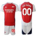 Cheap Men's Arsenal F.C Custom 2024 Red Home Soccer Jersey Suit