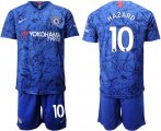 Wholesale Cheap Chelsea #10 Hazard Home Soccer Club Jersey