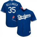 Wholesale Cheap Dodgers #35 Cody Bellinger Blue 2018 Spring Training Cool Base Stitched MLB Jersey