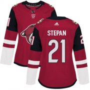 Wholesale Cheap Adidas Coyotes #21 Derek Stepan Maroon Home Authentic Women's Stitched NHL Jersey