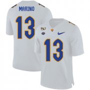 Wholesale Cheap Pittsburgh Panthers 13 Dan Marino White 150th Anniversary Patch Nike College Football Jersey