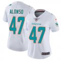 Wholesale Cheap Nike Dolphins #47 Kiko Alonso White Women's Stitched NFL Vapor Untouchable Limited Jersey