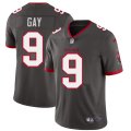 Wholesale Cheap Tampa Bay Buccaneers #9 Matt Gay Men's Nike Pewter Alternate Vapor Limited Jersey