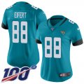 Wholesale Cheap Nike Jaguars #88 Tyler Eifert Teal Green Alternate Women's Stitched NFL 100th Season Vapor Untouchable Limited Jersey