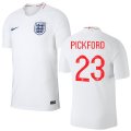 Wholesale Cheap England #23 Pickford Home Thai Version Soccer Country Jersey