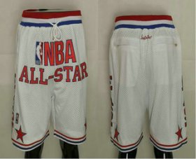 Wholesale Cheap 1988 All-Star East Shorts (White) JUST DON By Mitchell & Ness