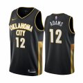 Wholesale Cheap Nike Thunder #12 Steven Adams Black 2019-20 City Edition Swingman NBA Jersey