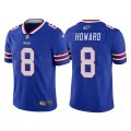 Wholesale Cheap Men's Buffalo Bills #8 O.J. Howard Royal Vapor Untouchable Limited Stitched Jersey