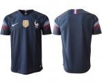 Wholesale Cheap France Blank Home Thai Version Soccer Country Jersey