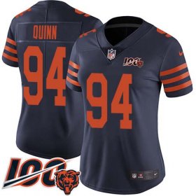 Wholesale Cheap Nike Bears #94 Robert Quinn Navy Blue Alternate Women\'s Stitched NFL 100th Season Vapor Untouchable Limited Jersey