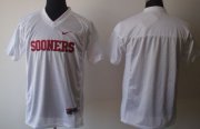 Wholesale Cheap Oklahoma Sooners Blank White Jersey