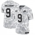 Cheap Men's Detroit Lions #9 Jameson Williams 2024 F.U.S.E Arctic Camo Salute To Service Limited Stitched Football Jersey