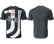 Wholesale Cheap Juventus Blank Black Training Soccer Club Jersey