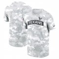 Cheap Men's Houston Texans 2024 Arctic Camo Salute To Service Performance T-Shirt