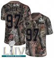 Wholesale Cheap Nike 49ers #97 Nick Bosa Camo Super Bowl LIV 2020 Youth Stitched NFL Limited Rush Realtree Jersey