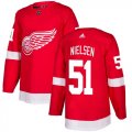 Wholesale Cheap Adidas Red Wings #51 Frans Nielsen Red Home Authentic Stitched Youth NHL Jersey