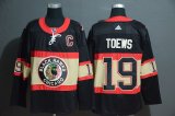 Wholesale Cheap Adidas Blackhawks #19 Jonathan Toews Men's Black Classic Retro Stitched NHL Jersey