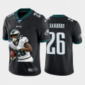 Cheap Philadelphia Eagles #26 Miles Sanders Nike Team Hero 2 Vapor Limited NFL 100 Jersey Black