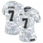 Cheap Women's Tampa Bay Buccaneers #7 Bucky Irving 2024 F.U.S.E Arctic Camo Salute To Service Limited Stitched Football Jersey(Run Small)