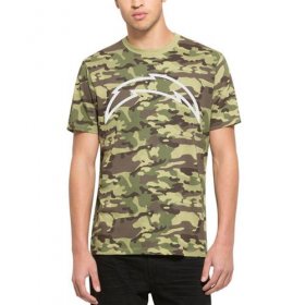 Wholesale Cheap Men\'s Los Angeles Chargers \'47 Camo Alpha T-Shirt