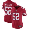 Wholesale Cheap Nike 49ers #52 Patrick Willis Red Team Color Women's Stitched NFL Vapor Untouchable Limited Jersey