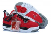 Wholesale Cheap Women's Air Jordan 4 Toro Shoes red/black-white