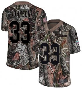 Wholesale Cheap Nike Bears #33 Jaylon Johnson Camo Youth Stitched NFL Limited Rush Realtree Jersey