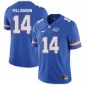 Wholesale Cheap Florida Gators Royal Blue #14 Chris Williamson Football Player Performance Jersey