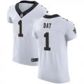 Wholesale Cheap Nike Saints #1 Who Dat White Men's Stitched NFL Vapor Untouchable Elite Jersey