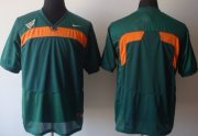 Wholesale Cheap Miami Hurricanes Blank Green Jersey