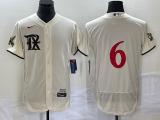 Wholesale Cheap Men's Texas Rangers #6 Josh Jung Cream 2023 City Connect Flex Base Stitched Baseball Jersey