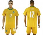 Wholesale Cheap Cote d'lvoire #12 Bony Home Soccer Country Jersey