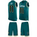 Wholesale Cheap Nike Jaguars #11 Marqise Lee Teal Green Alternate Men's Stitched NFL Limited Tank Top Suit Jersey