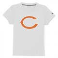 Wholesale Cheap Chicago Bears Sideline Legend Authentic Logo Youth T-Shirt White