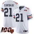 Wholesale Cheap Nike Bears #21 Ha Ha Clinton-Dix White Alternate Men's Stitched NFL Vapor Untouchable Limited 100th Season Jersey