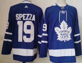 Wholesale Cheap Men\'s Toronto Maple Leafs #19 Jason Spezza Blue Authentic Jersey