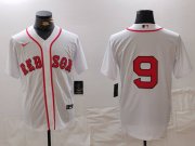 Cheap Men's Boston Red Sox #9 Ted Williams White Cool Base Stitched Jersey