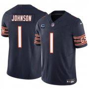 Cheap Men's Chicago Bears #1 Jaylon Johnson Navy 2024 F.U.S.E. With 1-star C Patch Vapor Untouchable Limited Football Stitched Jersey