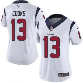 Wholesale Cheap Nike Texans #13 Brandin Cooks White Women\'s Stitched NFL Vapor Untouchable Limited Jersey