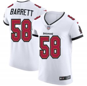 Wholesale Cheap Tampa Bay Buccaneers #58 Shaquil Barrett Men\'s Nike White Vapor Elite Jersey