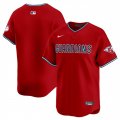 Cheap Men's Cleveland Guardians Blank Red Alternate Limited Stitched Baseball Jersey