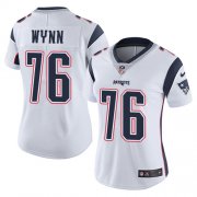 Wholesale Cheap Nike Patriots #76 Isaiah Wynn White Women's Stitched NFL Vapor Untouchable Limited Jersey