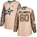 Cheap Adidas Stars #60 Ty Dellandrea Camo Authentic 2017 Veterans Day Stitched NHL Jersey