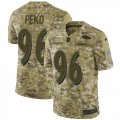 Wholesale Cheap Nike Ravens #96 Domata Peko Sr Camo Men's Stitched NFL Limited 2018 Salute To Service Jersey