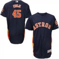 Wholesale Cheap Astros #45 Gerrit Cole Navy Blue Flexbase Authentic Collection Stitched MLB Jersey