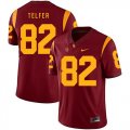 Wholesale Cheap USC Trojans 82 Randall Telfer Red College Football Jersey